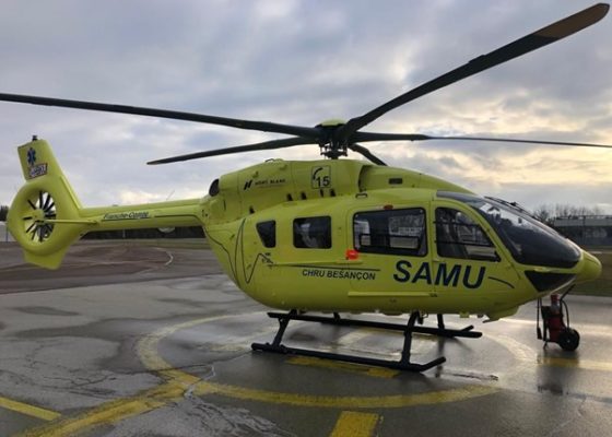 Hélicoptère Samu